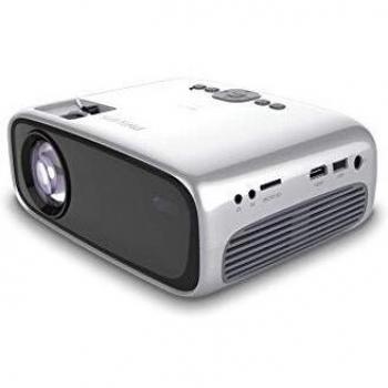 Proyector de Bolsillo Philips NeoPix Easy + NPX445, LED, 2600 lúmenes LED, WVGA, WLAN, Bluetooth, Altavoz