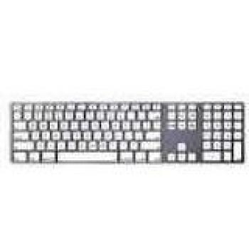 Apple MB110 - Teclado (USB, Inglés, Alámbrico, Estándar, Derecho, Aluminio)