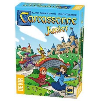 Devir - Carcassonne Junior Juego de Mesa, Multicolor, 27.5 x 6.5 x 19 cm