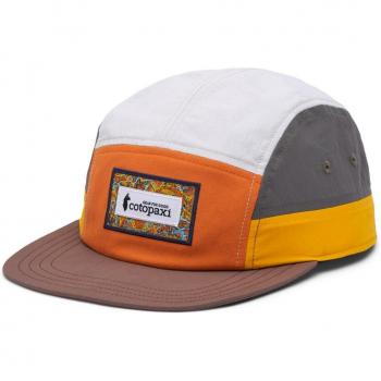 Gorra unisex Cotopaxi Altitude Tech 5-Panel naranja blanco