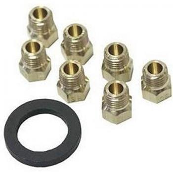 Kit de inyectores de butano/propano 481931039347 para hornos y cocinas WHIRLPOOL, IGNIS, BAUKNECHT, IKEA, RADIOLA