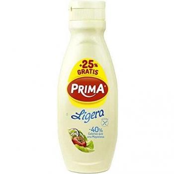 Prima - Salsa Ligera, Mayonesa Baja en Calorías, Elaborada con Huevos y Aceite Españoles, 500ml