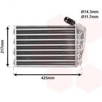 Evaporador de aire acondicionado VAN WEZEL 4000V010