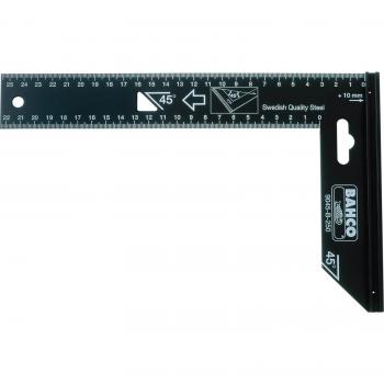 Escuadra de precisión Bahco 9045-B de 300 mm con escala fácil de leer y marcas exactas de 45° y 90°