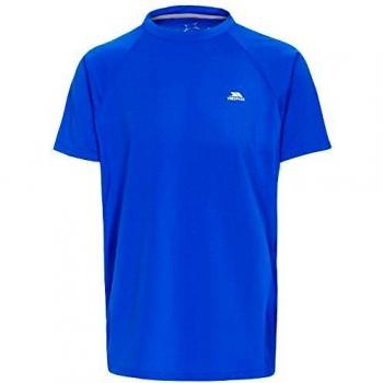 Trespass Cacama Camiseta de Manga Corta, Hombre, BLU, XL