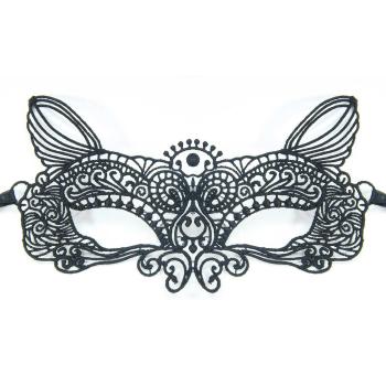 zoelibat 97305441.008 – Plástico Máscara Veneciana, talla única adultos, Negro