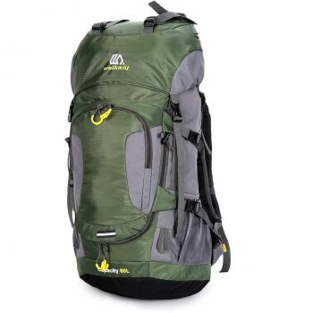 Lixada Mochila de Senderismo Impermeable 60L con Cubierta de Lluvia para Excursionismo Alpinismo Acampada Ciclismo al Aire Libre