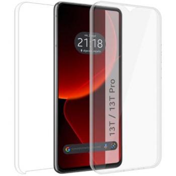 Funda Doble 360 Transparente PC + TPU Full Body para Xiaomi 13T / 13T Pro 5G - Protección Completa