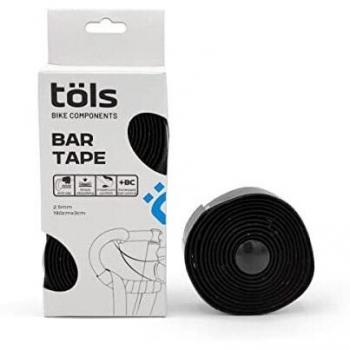 TÖLS Bar Tape Accesorios Bici, Adultos Unisex, Black