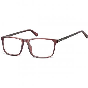 Montana Eyewear MA59 MA59D Armazones para Hombre Rojas con lentes recetados, diseño moderno, tamaño 55, color rojo