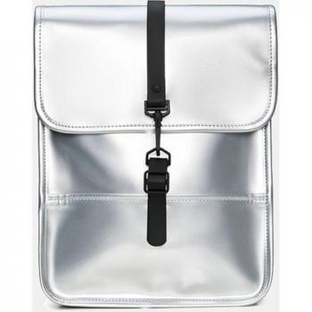 Rains Micro Waterproof Backpack - Silver Unisex