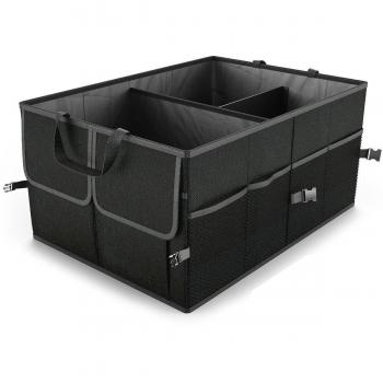 CAMTOA Organizador Maletero Del Coche - Bolsa de Almacenamiento - Perfecto para Los Coches, Todo Terrenos, Camiones, Furgonetas, Plegable para Un Fácil Almacenamiento de Los Productos.