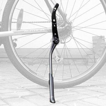 Soporte de bicicleta AKS-500 R 24-29 pulgadas Soporte lateral Montaje trasero Al6061 Negro