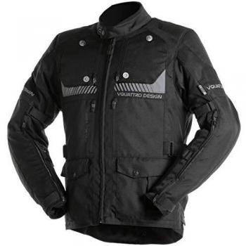 VQuattro Hurricane Lady - Chaqueta de moto para mujer, color negro, XS