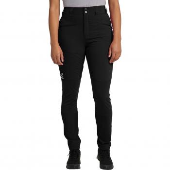 Pantalón de senderismo Haglöfs Mid Slim para mujer, color negro, talla 36