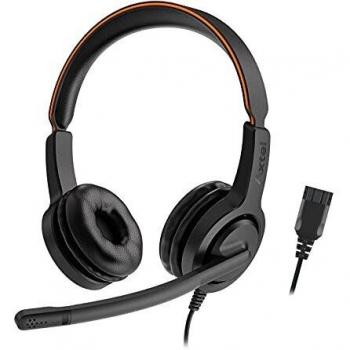 Auriculares IP AXTEL AXH-V40D Voice 40 Duo NC Enchufe QD COMPA Tel ESCR SOF SMAR