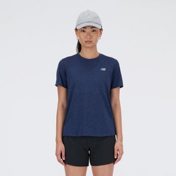 Camiseta de mujer NB Athletics Short Sleeve en color marino