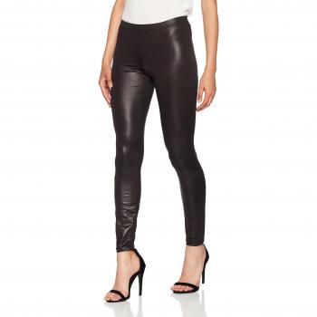 VERO MODA Vmrock On Shiny Legging Noos, Polainas para Mujer, Negro