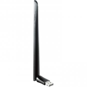 D-Link DWA-172 High-Gain Wi-Fi AC600 USB 2.0 Wireless Adapter with External Antenna , Black