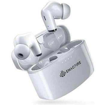 ENACFIRE E90 Auriculares inalámbricos Bluetooth V5.0, TWS Auriculares Deportivos, 8 Horas de reproducción/Cancelación de Ruido CVC 8.0/Control tactil/Graves Profundos Apt-X/Micrófonos duales/IPX8
