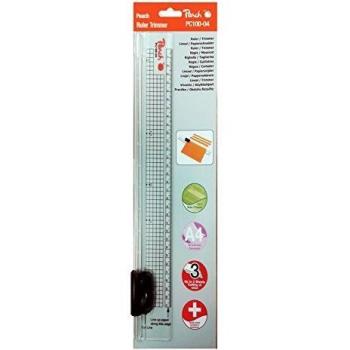 Cortadora y Regla Peach 3 en 1 A3, Capacidad hasta 3 Hojas, PC100-04