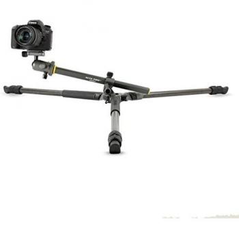 Vanguard 263CB 100 - Kit de trípode de Fibra, Color Negro