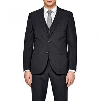 next Hombre Chaqueta De Traje Recta Mezcla De Lana Lujosa Elegante Formal