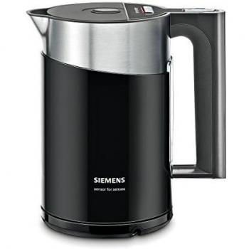 Siemens TW86103P - Hervidor eléctrico, 2400 W, 1.5 L, color negro