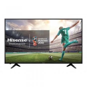 Hisense 43A6100 - Televisor LED de 43 con Resolución 4K UHD (3840*2160), HDR, DVB-T2/T/C/S2/S, Smart TV, WiFi Integrado, HDMI x3, USB x2 y Modo Hotel - Color Negro