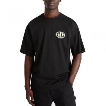 Camiseta Vans Spray On manga corta negra y amarilla talla M