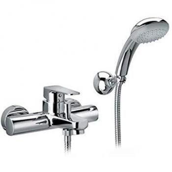 Mezclador Monocomando para Bañera con Soporte Articulado Línea Sly Cromado