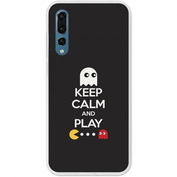 Funda Gel para Huawei P20 Pro, Carcasa TPU Flexible fabricada con la mejor Silicona, protege y se adapta a la perfección a tu Smartphone y con nuestro exclusivo diseño German Tech® - Keep Calm Comecocos.