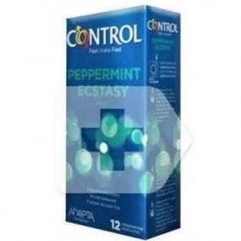 Control Adapta Peppermint Ecstasy Preservativos Aromatizados con Menta, 12 Unidades