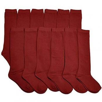 MagicLand Calcetines Escolares Algodón/Largo Hasta Rodillas Para Uniformes y Sport