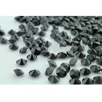 joyliveCY 5000pcs 4,5 mm boda decoración Scatter confeti mesa cristales diamantes acrílico negro