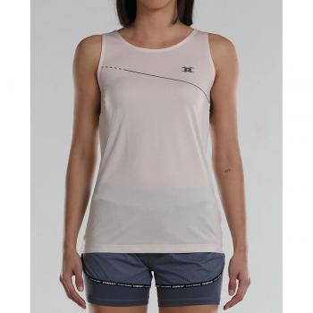 Camiseta de mujer John Smith Abria con Diseño de Tirantes Abiertos y Detalle en Rosa