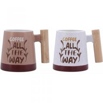 Taza Bidasoa All The Way Multicolor Cerámica 350 ml (12 Unidades)