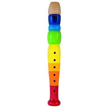 Flauta de Bloque de Madera para Niños GOKI 61921, Longitud 20 cm, Instrumento Musical Infantil