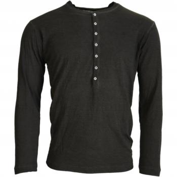 Dsquared² Gray Cotton Linen Long Sleeves Pullover Sweater - IT46 | S