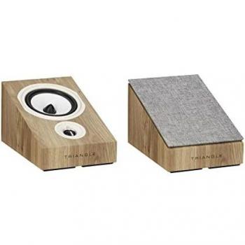 Triangle Borea BRA1 - Altavoces Surround 2 Vías de Roble Claro, 80W, Compatibles con Dolby Atmos y DTS:X (Pareja)