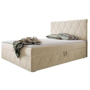 Cama Continental Comfivo 225 Doble Tapizada Magic Velvet 160x200 cm con Somieres y Cajones de Almacenamiento