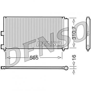 Condensador de Aire Acondicionado DENSO DCN09070 con Deshidratador 565x310.7x16 R134a