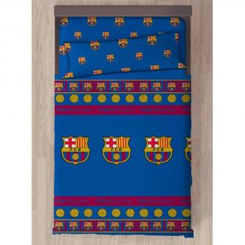 FC Barcelona Referencia NI Juegos de sábanas y Fundas de Almohada Alfileres para faldón de Cama Textiles del hogar Unisex Adulto, Multicolor