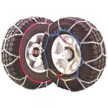 J-4X4 - Juego de dos cadenas de nieve para todo terrenos y SUV talla 460, válidas para neumáticos: 10.00/_R15, 31.00/10.50_R15, 265/75_R15, 235/85_R16, 255/75_R16, 265/70_R16, 245/70_R17, 255/60_R17, 255/65_R17, 265/65_R17, 275/55_R17, 225/75_R17.5, 7.5