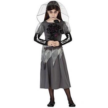 Disfraz de Novia Zombie para Niños de 7 a 9 Años - Th3 Party