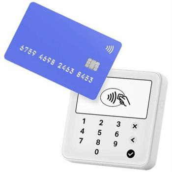 Datáfono SumUp Solo Lite Bluetooth Blanco, Sin Costes Fijos, NFC, Batería de Larga Duración, Tamaño de Bolsillo