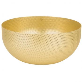 Alessi uta17/21BR Cesta Redonda, latón