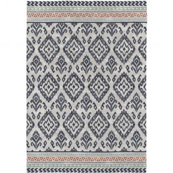 RUGS&RUGS - Alfombra Decorativa RANIA Azul de Algodón 80x150 cm