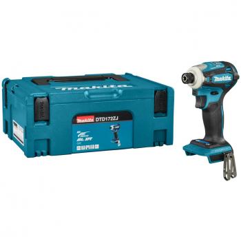 Atornillador de impacto MAKITA DTD172ZJ 18V LXT 180Nm con MakPac