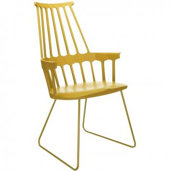 Comback Chair - Silla con patín amarillo/patín amarillo